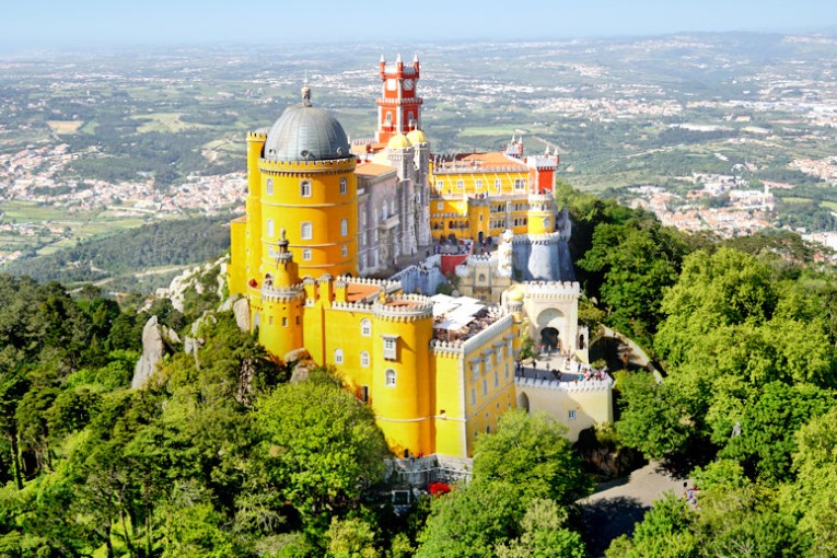 In the 18th century a monastery in this location was severely damaged by lightning, and reduced to ruins  by the Lisbon earthquake of 1755. 