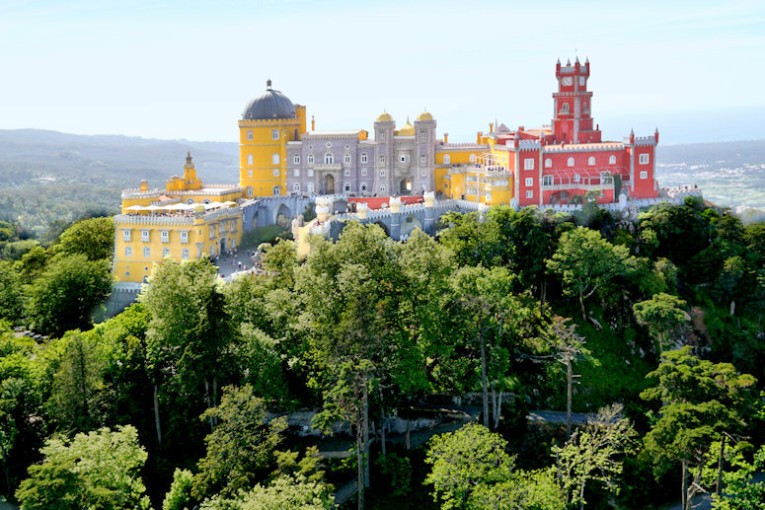 Pena Palace in Sintra is a UNESCO World Heritage Site and one of the Seven Wonders of Portugal.