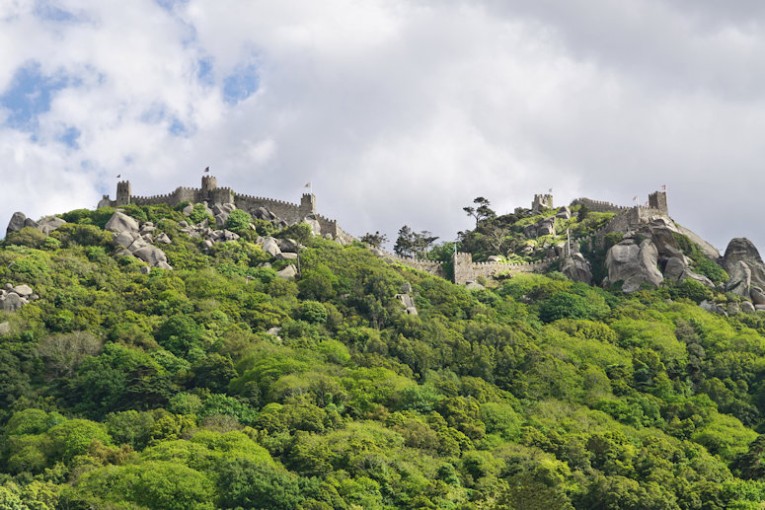 The remains of the 8th century Moorish castle can be seen up the hill from the village