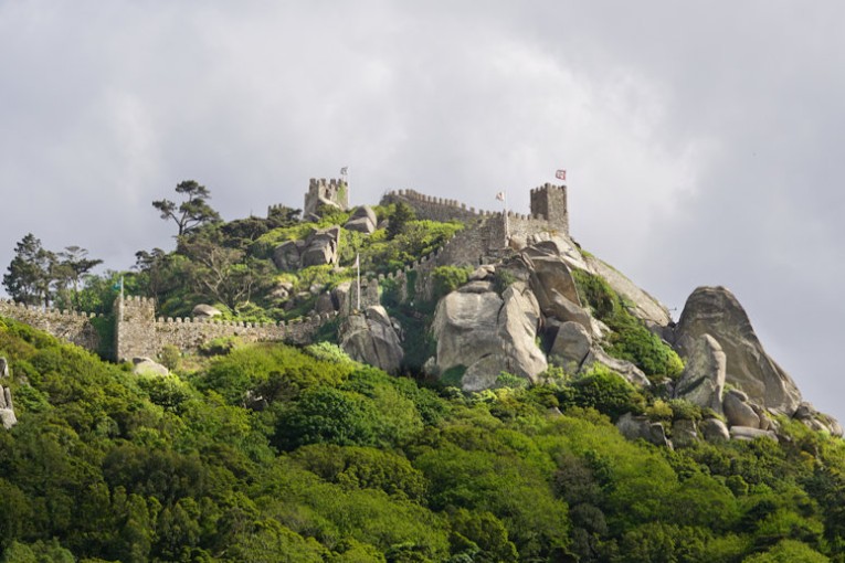 The remains of the 8th century Moorish castle can be seen up the hill from the village