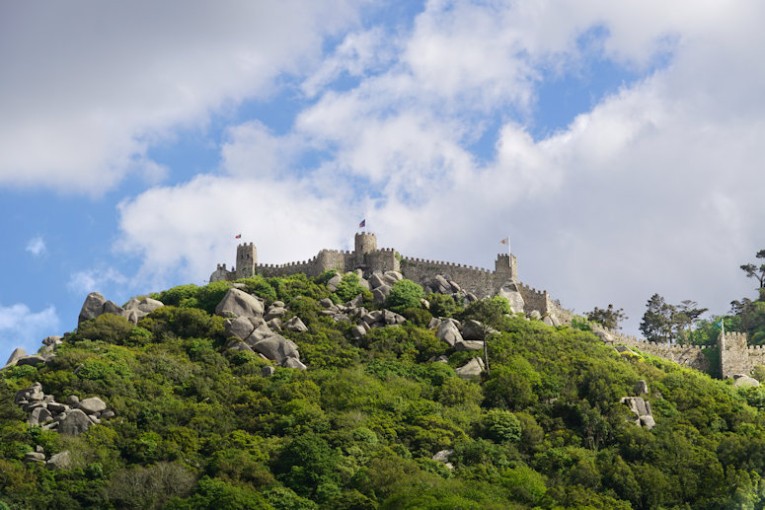 The remains of the 8th century Moorish castle can be seen up the hill from the village