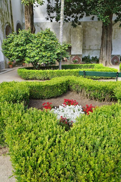 Part of the gardens of the Sintra Palace