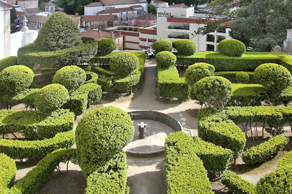 Part of the gardens of the Sintra Palace