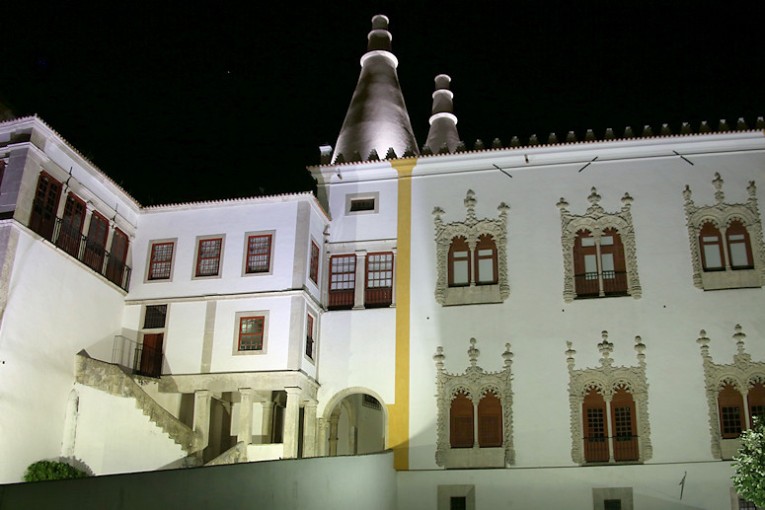 Sintra Palace at night