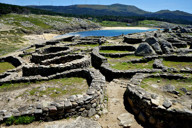 Spain, Hill Fort Castro de Baroa near Porto do Son