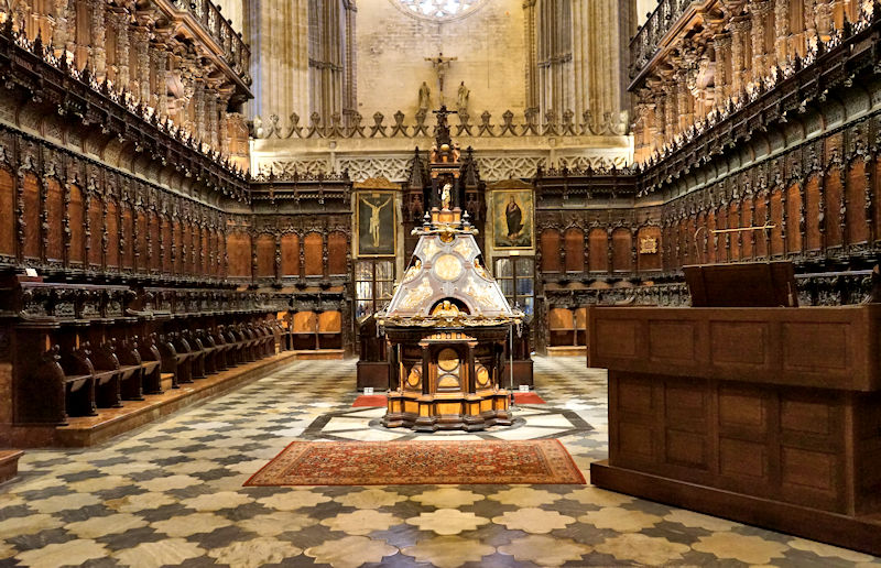 Choir of Seville Cathedral, Spain