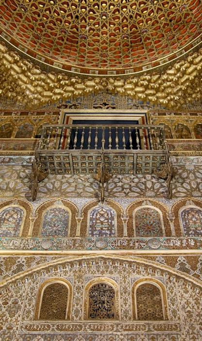 ceiling, Ambassador's Room, Alcazar, Seville, Spain