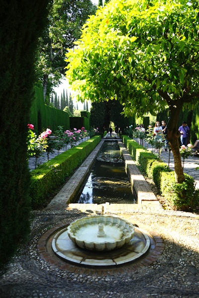 Gardens, Alhambra, Granada, Spain