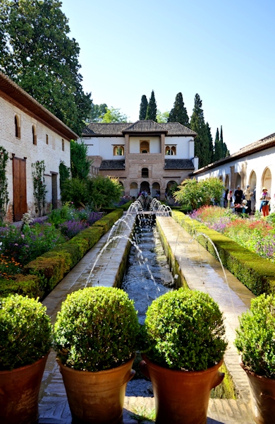 Gardens, Alhambra, Granada, Spain