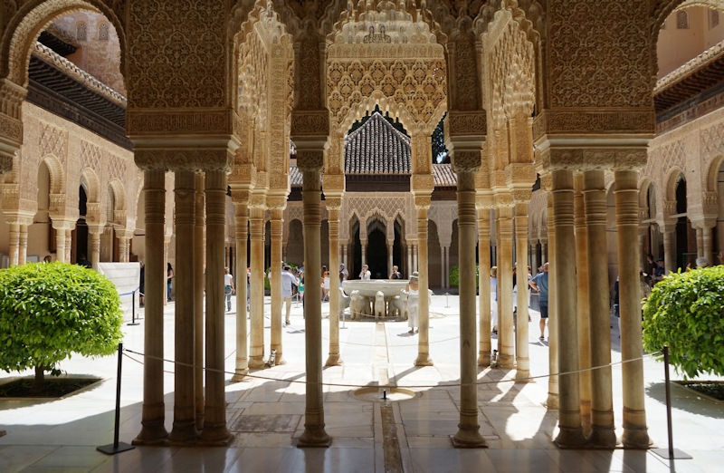 Courtyard of the Lions, Alhambra, Granada, Spain