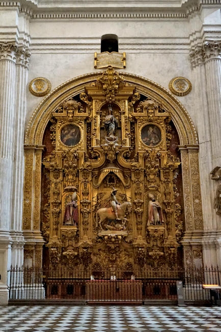 Side Altar, Granada Cathedral, Spain