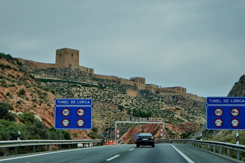 Lorca Castle, near Murcia, Spain