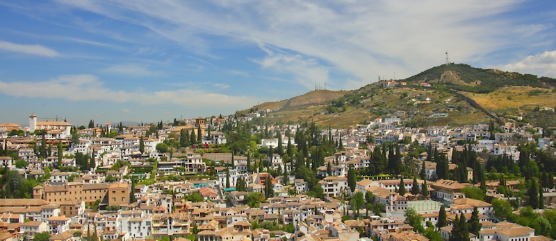 San Nicholas area of the Albayzin District, Granada, Spain