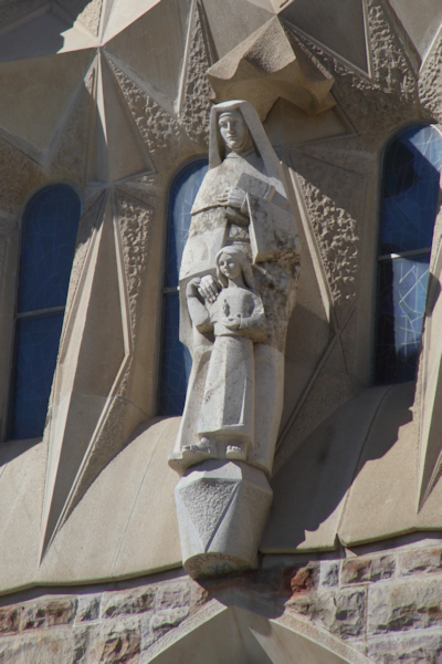 Madonna, Sagrada Familia, Barcelona, Spain