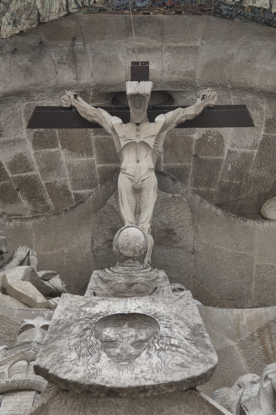 Crucifixion, Sagrada Familia, Barcelona, Spain