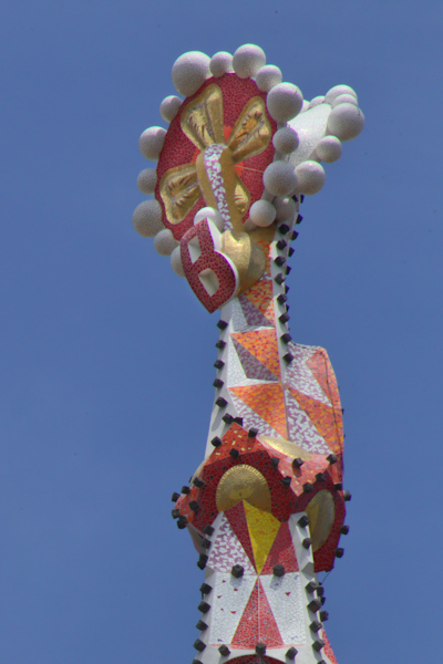 Spire top, Sagrada Familia, Barcelona, Spain