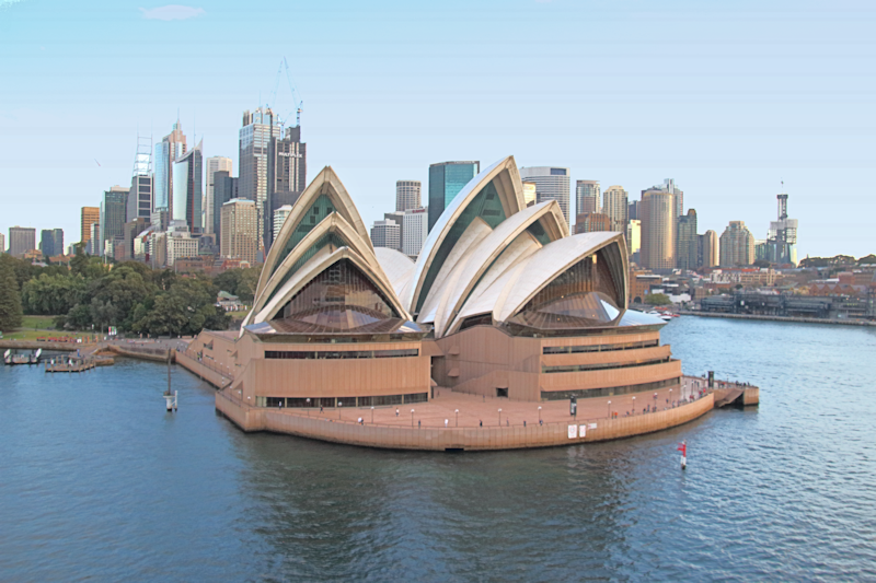 Passing Sydney Opera House