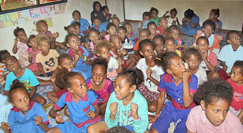 Small village Primary School, just outside Port Vila, Vanuatu