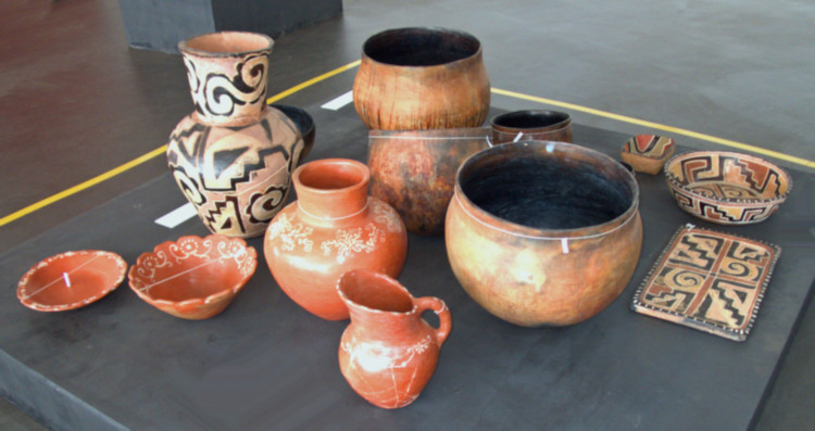 Indigenous Pottery in the Memorial & Museun of Indigenous Peoples